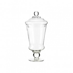 BARATTOLO VETRO D14 H33CM