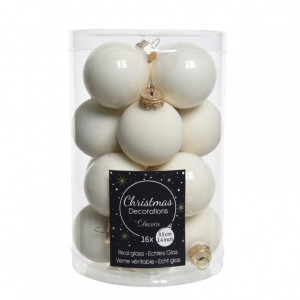 BOX SFERE vetro PZ16 D3,5cm - wool white