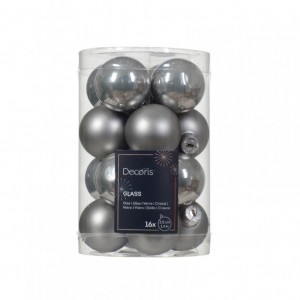 BOX SFERE vetro PZ16 D3,5cm -marble grey