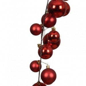 FESTONE SFERE H180cm -xmas red