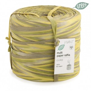 BOBINA MULTI PAPER RAFFIA 500mt - giallo