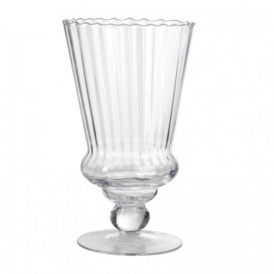 GLASS TROPHY STRIPED DIAM. 24H 39