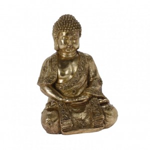 BUDDHA SEDUTO MAGNESIO 42cm - gold