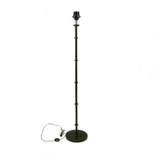 BASE LAMPADA FERRO Knobbel D45 H150-nero