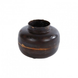 PORTACANDELA HIDDE 8X8X6cm - brown