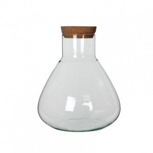 EMILY GLASS JAR D29.5 H32 cm