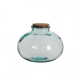 GLASS JAR OLLY D29 H23 cm