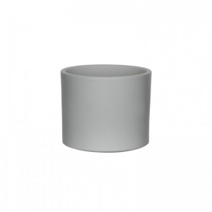 VASE ERA H 13 DIAM. 15 CM-gray matt