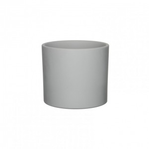 ERA VASE H 17,5 DIAM. 19.5 CM-gray matt