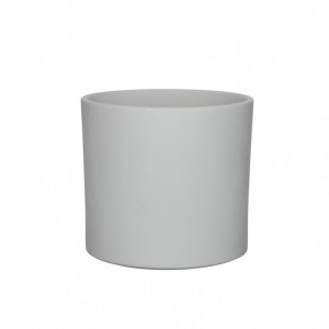 VASO ERA D23 H21,5 cm -light grey mat