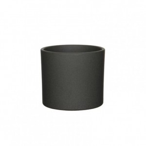 ERA VASE D17,5 H14cm- dark gray sand