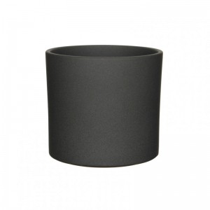 VASO ERA D23 H21,5 cm - dark grey matt