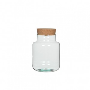 GLASS JAR CHELA H 26 DIAM. 19