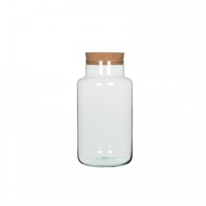 GLASS JAR CHELA H 36 DIAM. 19