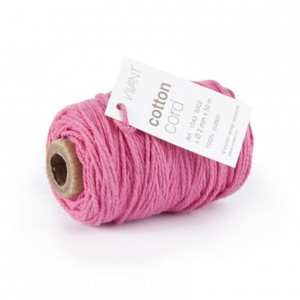 COTTON CORD 2MM 50MT - rosa baby