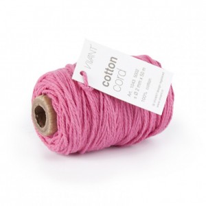 COTTON CORD 2MM 50MT - rosa baby