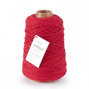 COTTON CORD 500MTX2MM - red