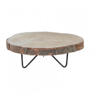 ALZATA PIA legno D40 H14 - brown