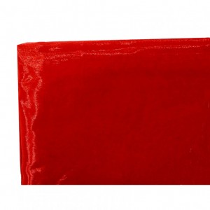 ORGANZA SINGLE TONE CM145X3MT-rosso