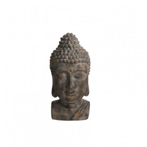 BUDDHA TESTA magnesio 23X26 H48 - grey