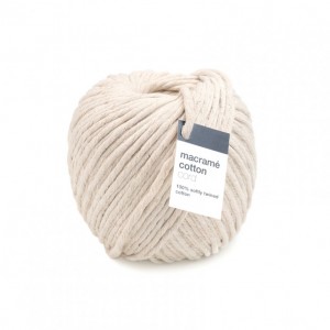 N/MACRAME IN COTONE 150mtX5mm - crema