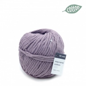 N/MACRAME IN COTONE 50mtX5mm - lavanda