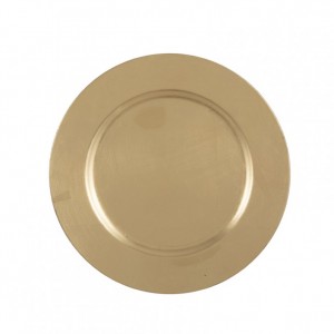 MILA PLATE D33cm - gold