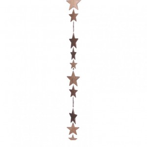 GHIRLANDA STELLE CM 185 - marrone