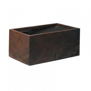 VASCA rettangolare CLAYF.80x40 H40-rust