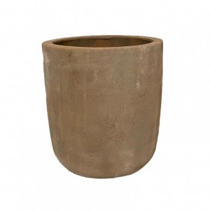 VASO CAIRO TERRACOTTA D36 H32 - l.brown