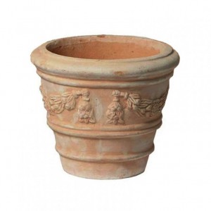 VASO whitewash TERRACOTTA D46H33 - sand