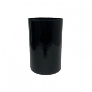 CILINDRO VETRO D12 H25 CM BASIC - nero