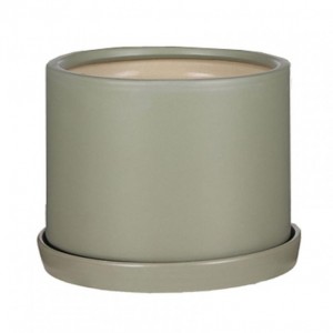 VASO MILAN D31,5 H26cm -green NETTO/outl
