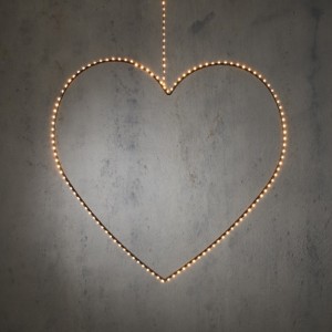 HEART LIGHTS 160LED D58 H128cm-b.co warm