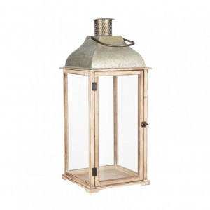 LANTERNA LIVORNO 29X29XH73 cm -brown
