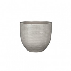 VASO CARRIE D20 H18 cm - grey glaze