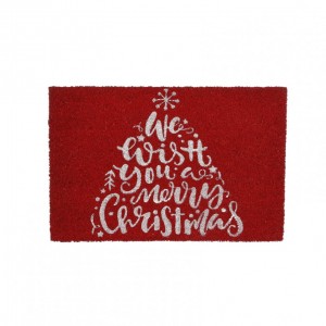 ZERBINO MERRY XMAS 60X40 cm - red