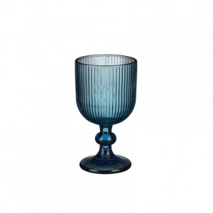 CALICE VINO vetro D8 H14,5 - blue
