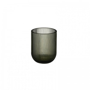 BICCHIERE vetro D7,5 H9,5 - grey
