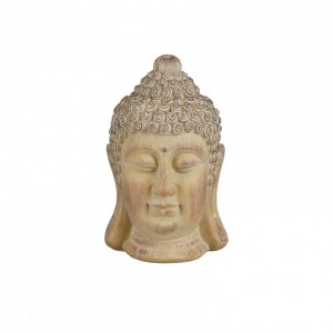 TESTA BUDDHA poliresina 14,5X14 H22,5