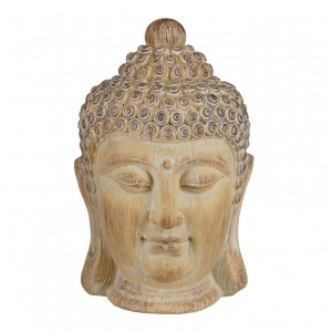 TESTA BUDDHA poliresina 20X20,5 H30,5