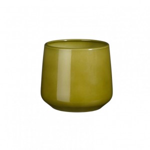 VASO AMBER CERAM. D15,5 H14 - green