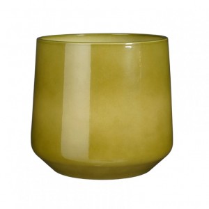 VASO AMBER CERAM. D28 H26 - green