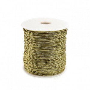 N/ROUND ELASTIC 1MM 200MT- oro