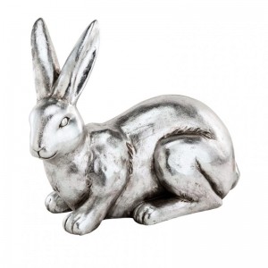 RABBIT 50X25X40 cm - silver