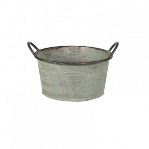 SECCHIELLO METALLO D24 H12,5-old green