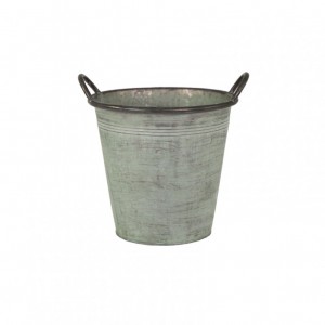 SECCHIELLO METALLO D20,5 H21,5-old green