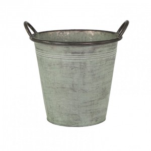SECCHIELLO METALLO D24 H23,5-old green