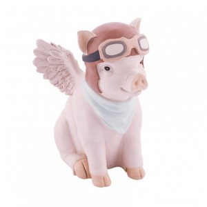 SALVADANAIO MAIALE POLIR.H17,5CM -sc50%
