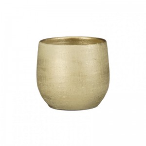 VASO MARCUS CERAM. D29 H25 - champagne